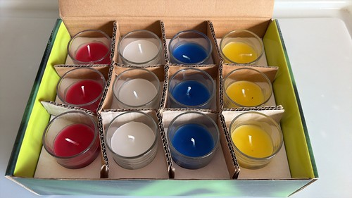 Box scented votive - of,