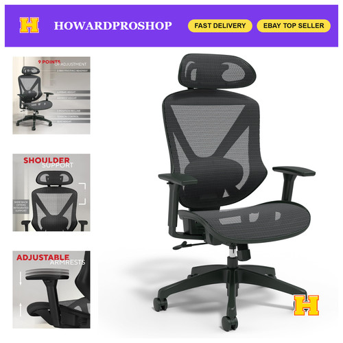 Ergonomic mesh task chair with - chair,
