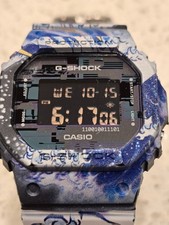 CASIO G-SHOCK SQUARE DW-5600NN-1 TSUNAMI CUSTOM MODDED WATCH