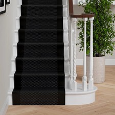 Black Stair Carpet Cut To