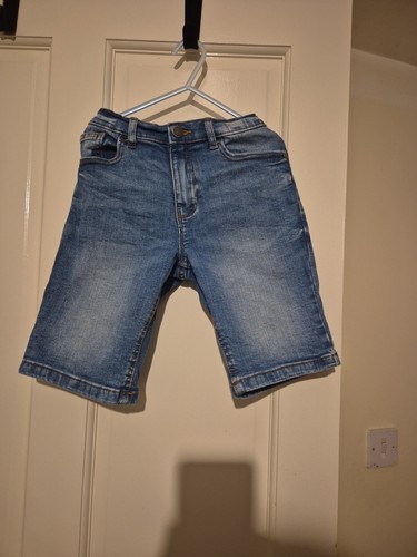 Boys blue denim shorts - blue, from