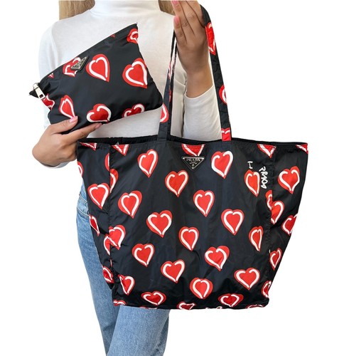 Prada vintage logo heart - vintage,