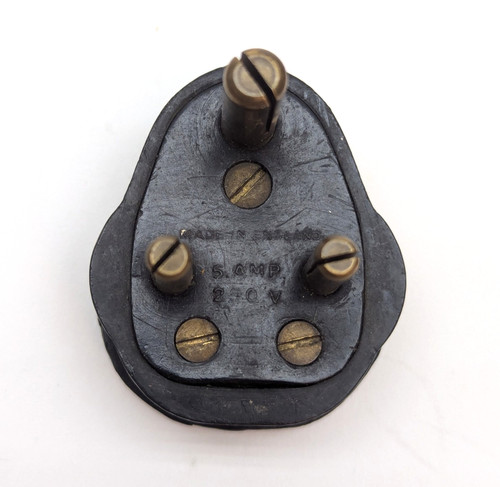 Vintage black bakelite - black, 5a