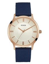Guess Mens Escrow Fabric Strap Watch W0795G1 | 43mm | Water Resistant