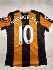 Match Issue HULL CITY FC ROBERT SNODGRASS signed PREMIER LEAGUE Shirt COA