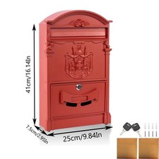 Large Vintage Outdoor Lockable