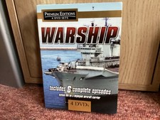 War Ship (2010 DVD) USA Region Free Import Box HMS Illustrious DISCS VERY GOOD