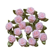 Card Toppers x 100 Satin Roses Rose Buds Rosebuds Wedding Flowers Decoration 