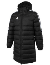 Adidas Tiro 23 Long Down Padding Jacket Unisex Coat Outdoor Black AsiaFit HS7238