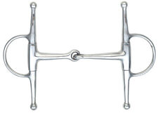Shires Full Cheek Eggbutt Snaffle 4.5" 5" 5.5" 6" ALL SIZES