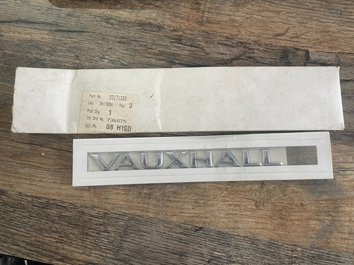 Vauxhall opel boot emblem - opel,