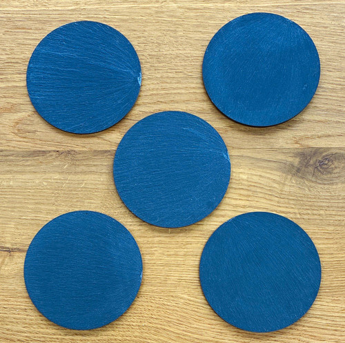 Set round slate coasters - of, 5