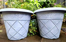 PAIR 2 = XX LARGE 46CM GREY