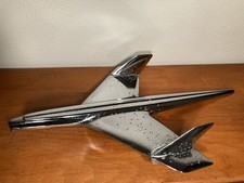 1955 Chevrolet Hood Ornament Chrome Bird Plane Original Vintage