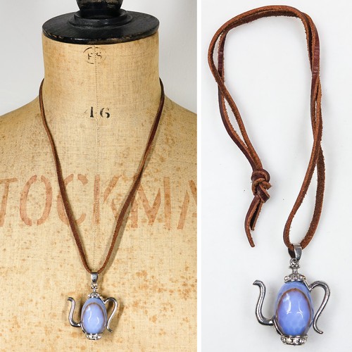 Vintage blue lace - lace, agate