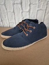 Size 8 men's Superdry canvas skipper chukka shoes