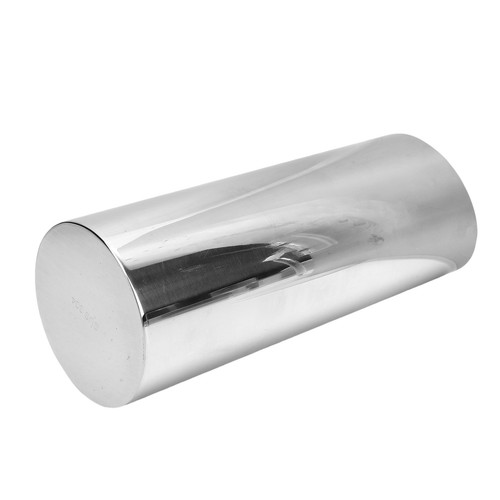 Cylinder vase silver color - vase,