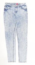 Yes Yes Womens Blue Cotton
