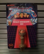Cult TV 80s Gerry Anderson Terrahawks Space Seargant 101 4" toy figure SEALED
