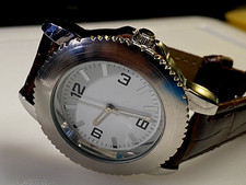 Avon Watch Men Brown PU Leather Strap Battery Operated Boxed