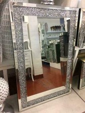 Crushed Diamond Wall Mirror