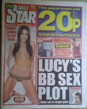 DAILY STAR 29 Dec 2008 - Kelly (Page 3), Lucy Pinder & Chanelle Hayes, Cheryl