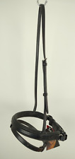 E JEFFRIES FLASH NOSEBAND, Size XF, Black, PREMIER 'Tie Down' Crank, NWT