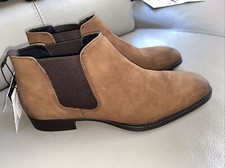 ZARA MEN BROWN SUEDE LEATHER