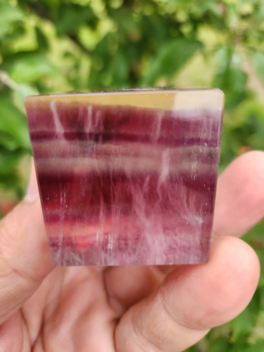 Fluorite cube powerful - fluorite, heart