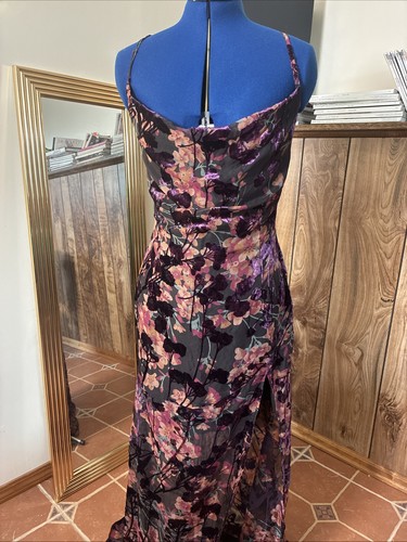 Showpo floral velvety - floral, maxi