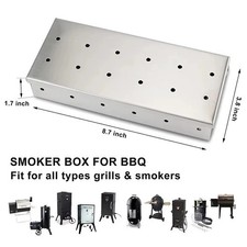 Stainless Steel Smoker Box BBQ