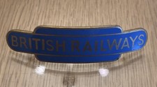 British Railways Scottish Blue Gilt Cap Hat Totem Badge