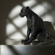 Black Panther Garden Any Room Statue Ornament Decoration/ Toy