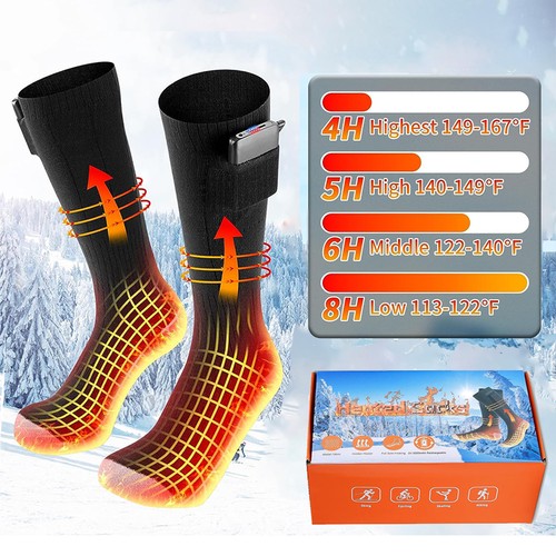 Usb electric heated socks - socks, men
