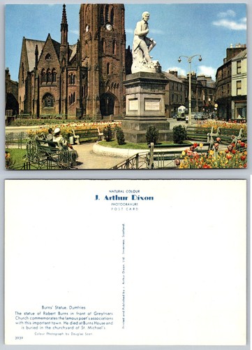 Robert burns statue - burns, dumfries