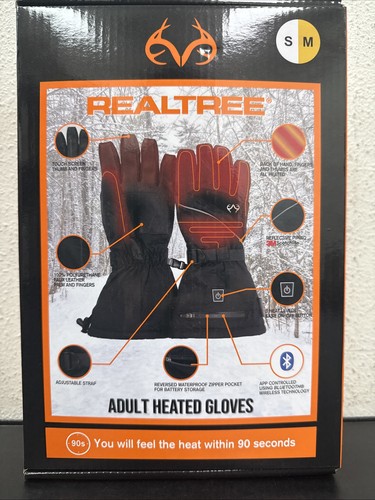Realtree adult heated gloves - heated,