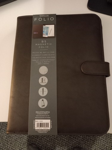Portfolio folder brown faux - portfolio,