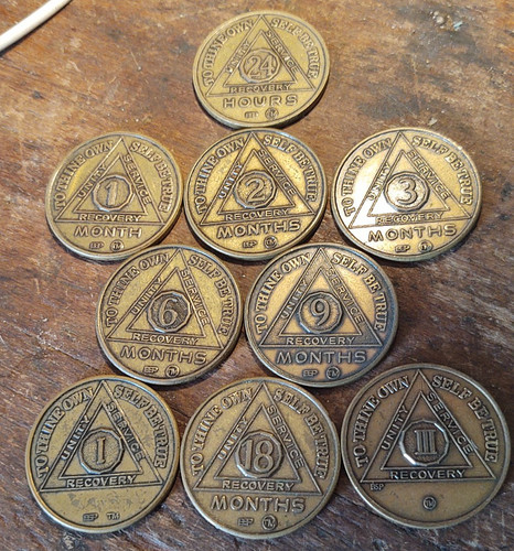 Vintage recovery tokens 24 - 9, ,