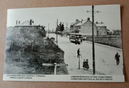 Postcard chingford 1905 - postcard, chingford,