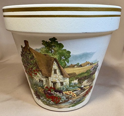 Vintage cottage garden planter - garden,