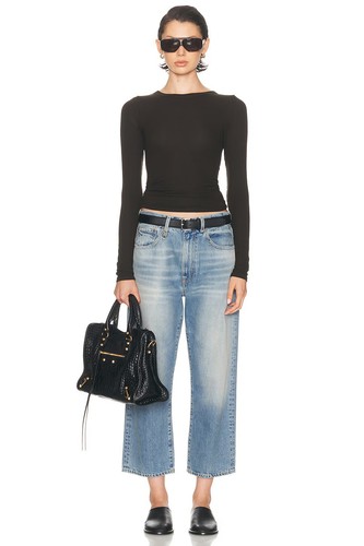 R13 boyfriend straight leg - r13,