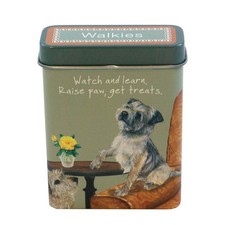 Border Terrier Walkies Treat Tin