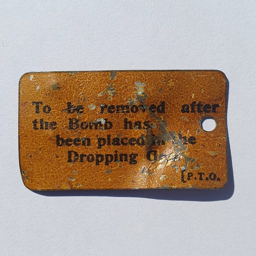 Original ww2 raf bomb safety - ww2,