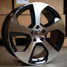17"gti black pol alloy wheels fit audi vw seat skoda golf caddy van