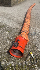 JetFlow 110V OLY-C30/110 Ventilation Fan Fume Dust Extractor Blower 10M Ducting