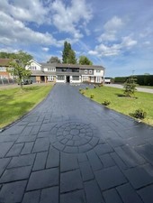 IMPRINTED CONCRETE COLOURED