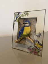 Garden birds stained vintage