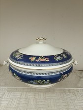 WEDGWOOD BLUE SIAM LARGE Veg Tureen  VGC