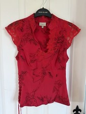 Karen Millen Red Floral Print