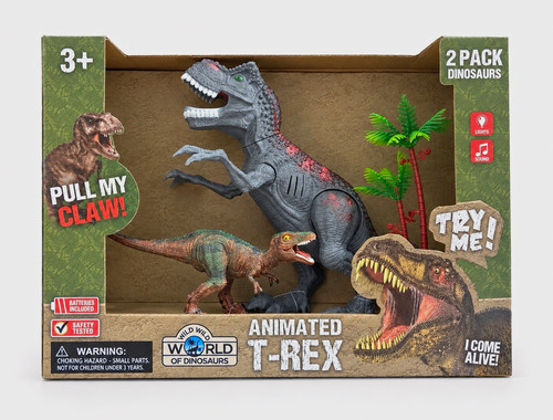 Wild world animated - animated, t-rex